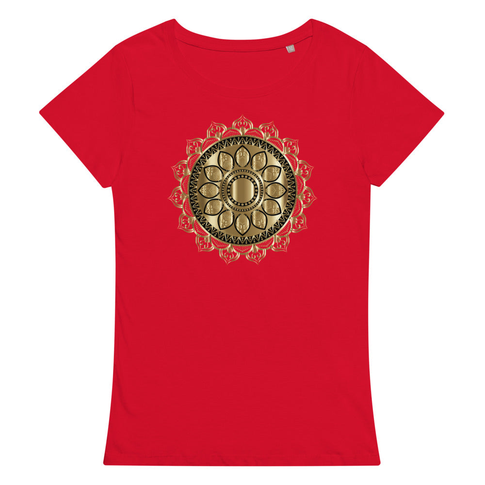 Golden Chakra Women’s organic t-shirt