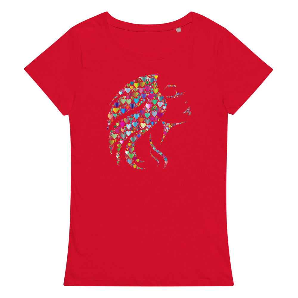 Multi Coloured Woman organic t-shirt