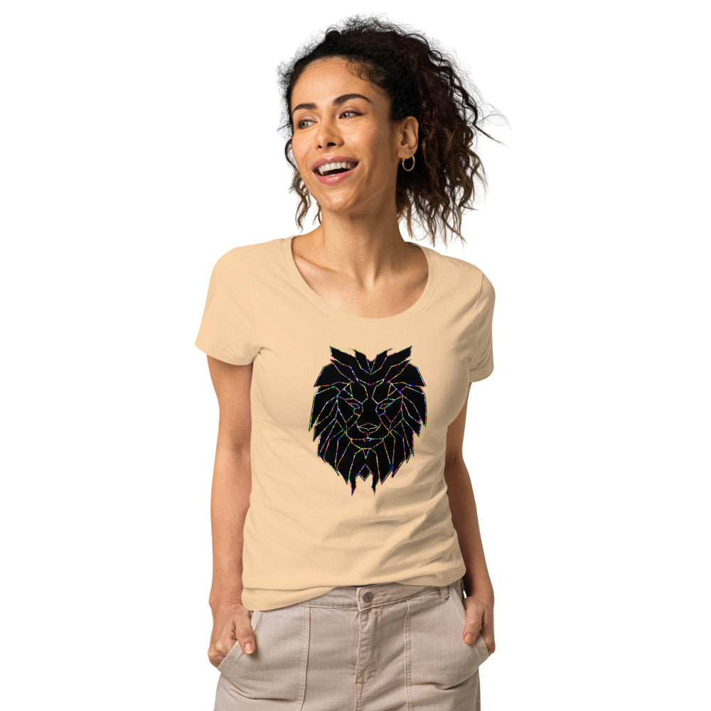 Multi Coloured Lion Women’s organic t-shirt