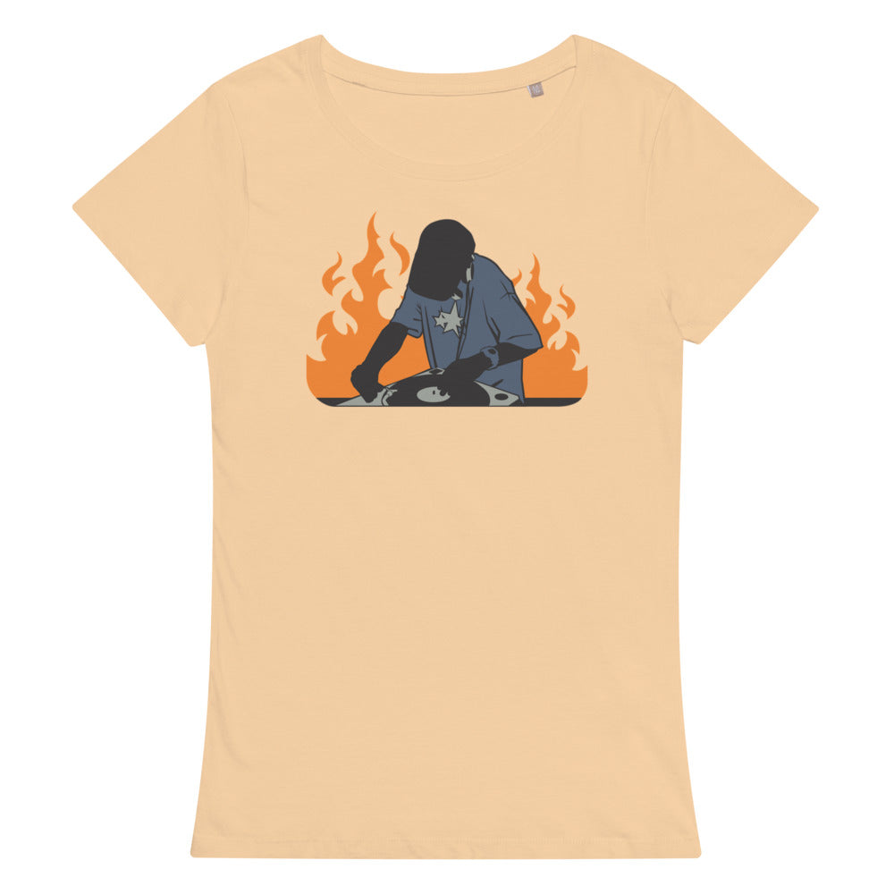 DJ on Fire Women’s organic t-shirt