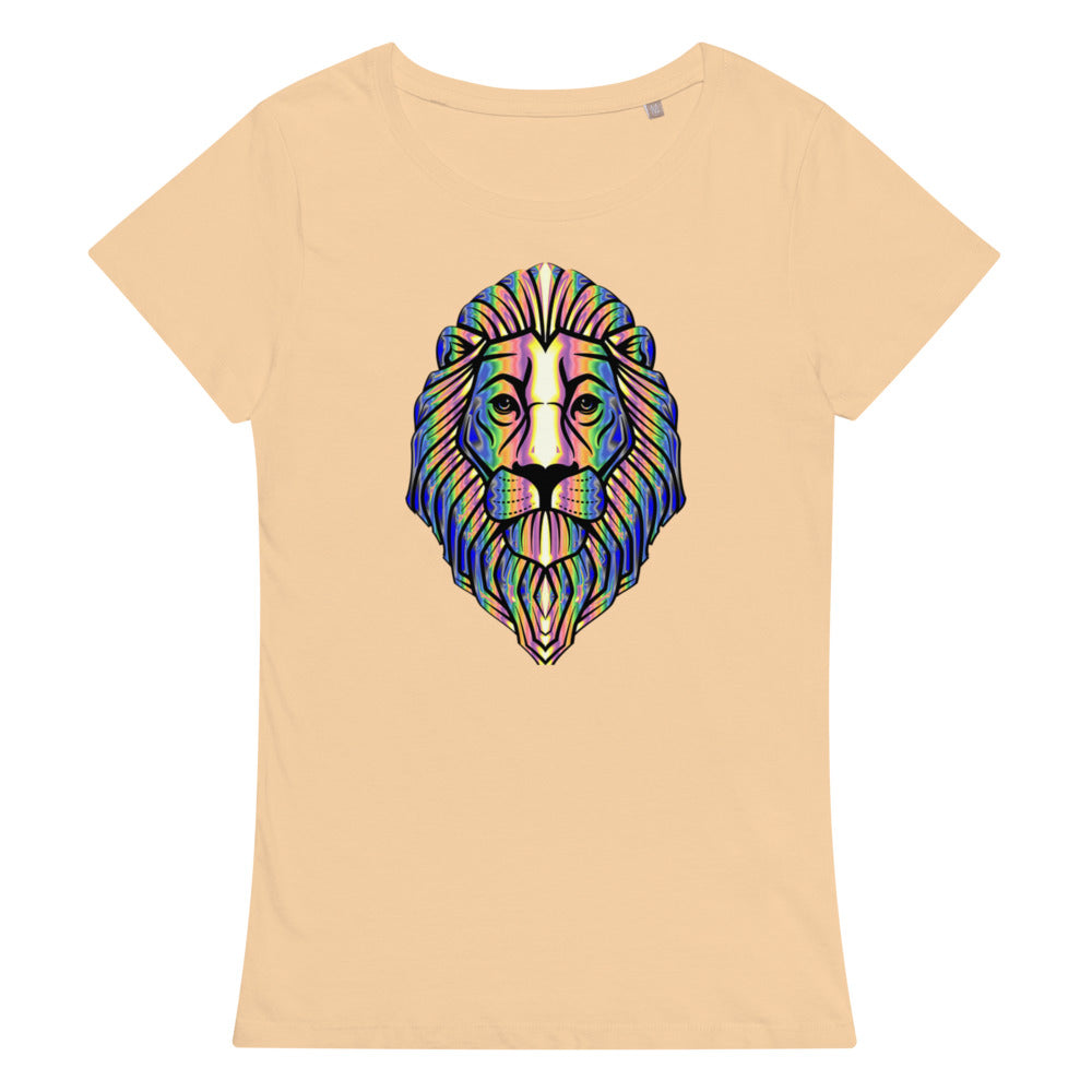 Multi Coloured Lion Women’s organic t-shirt