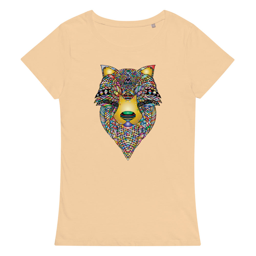 Multi Coloured Wolf Women’s organic t-shirt