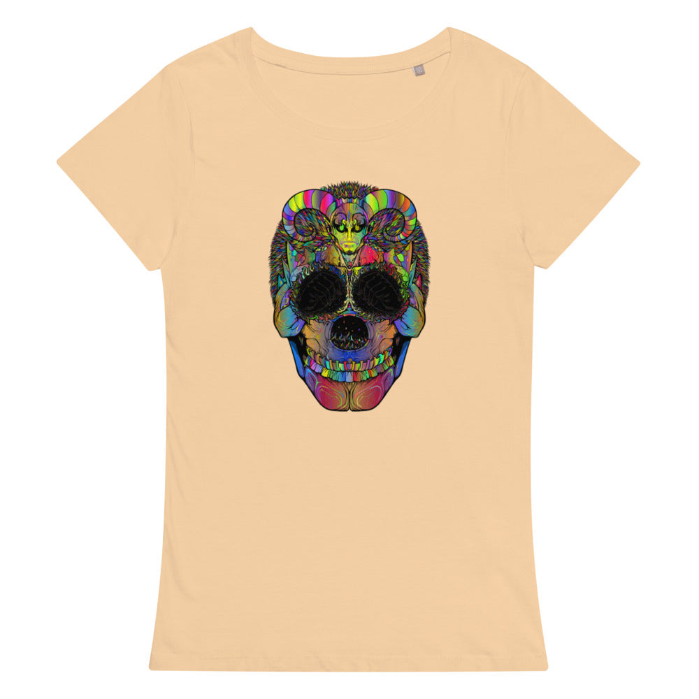 Multi Coloured Skull Women’s organic t-shirt