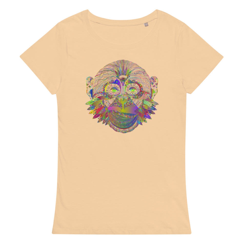 Multi Coloured Monkey Women’s organic t-shirt