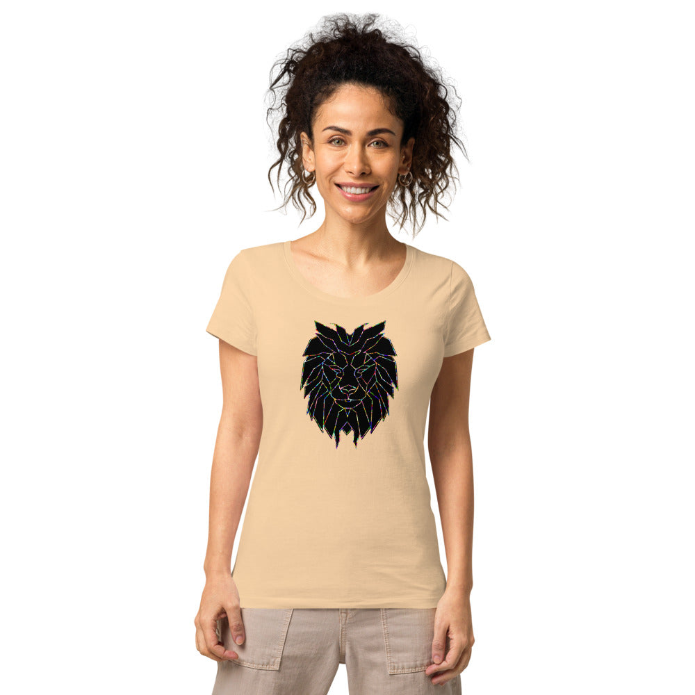 Multi Coloured Lion Women’s organic t-shirt