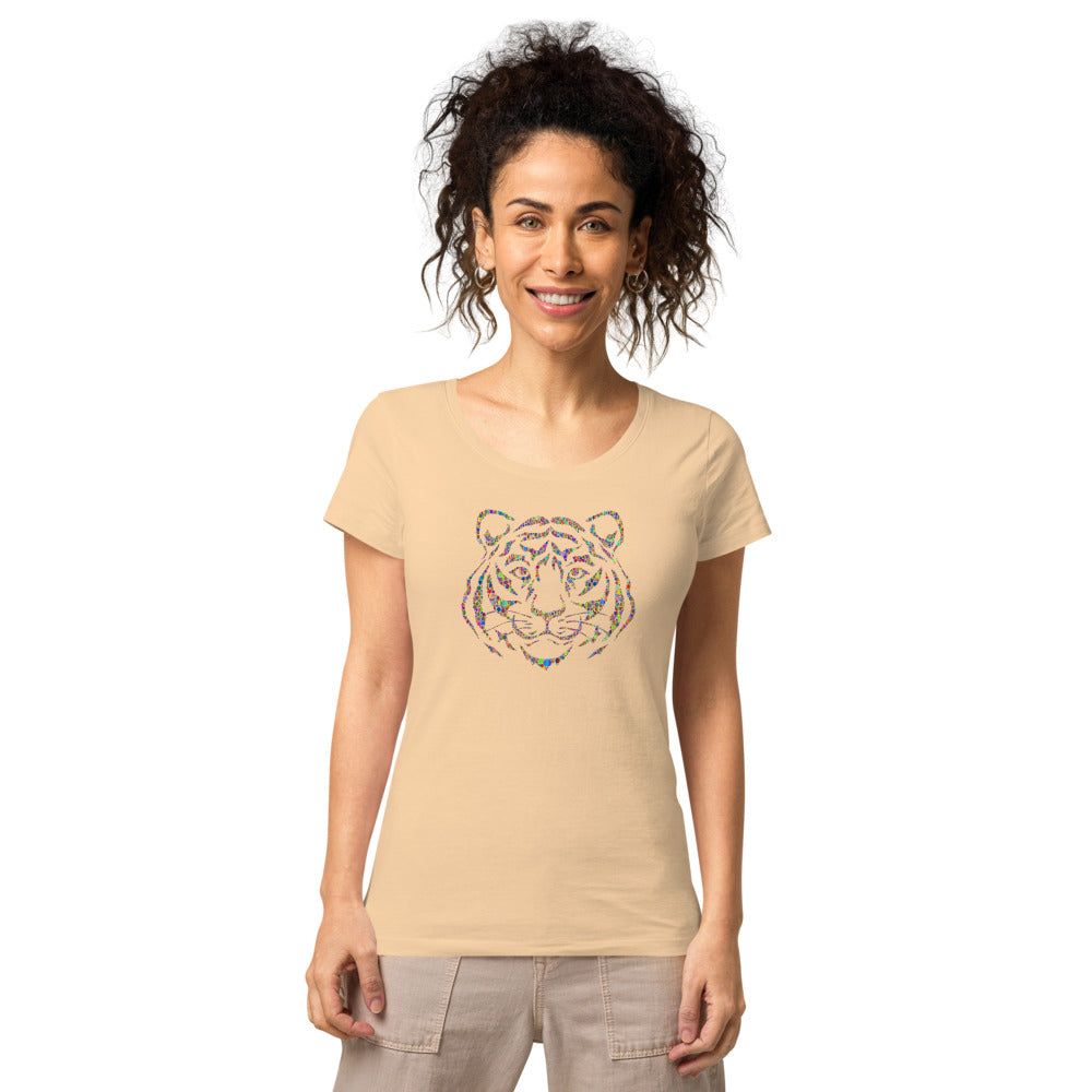 Multi Coloured Tiger Women’s organic t-shirt