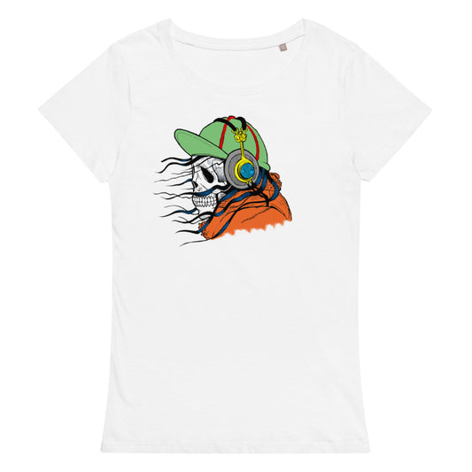 Skeleton DJ Women’s organic t-shirt