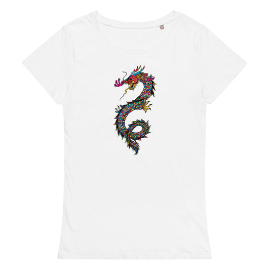 Multi Coloured Dragon Women’s organic t-shirt