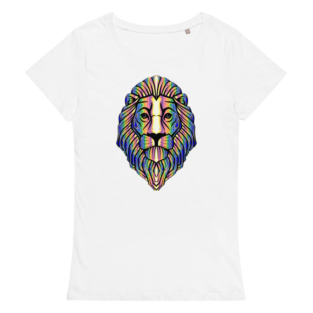 Multi Coloured Lion Women’s organic t-shirt