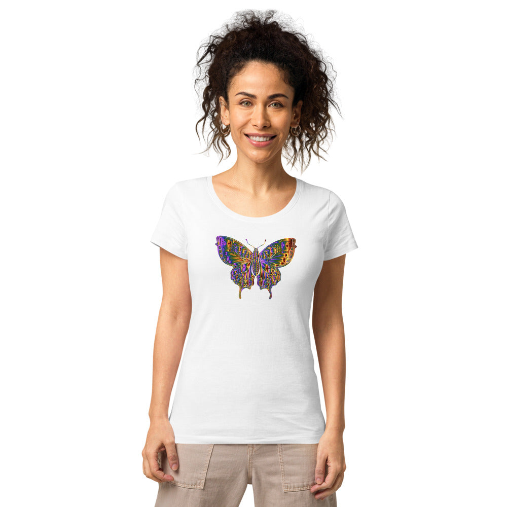 Multi Coloured Butterfly Women’s organic t-shirt