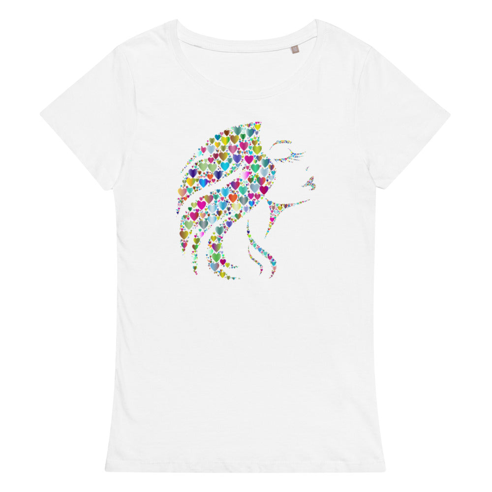 Multi Coloured Woman organic t-shirt