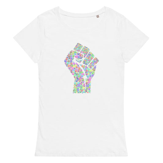 Multi Coloured Fist Women’s organic t-shirt