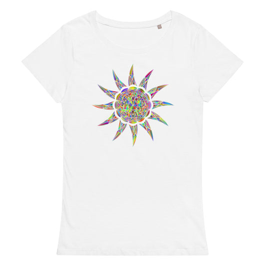 Multi Coloured Sun Women’s organic t-shirt