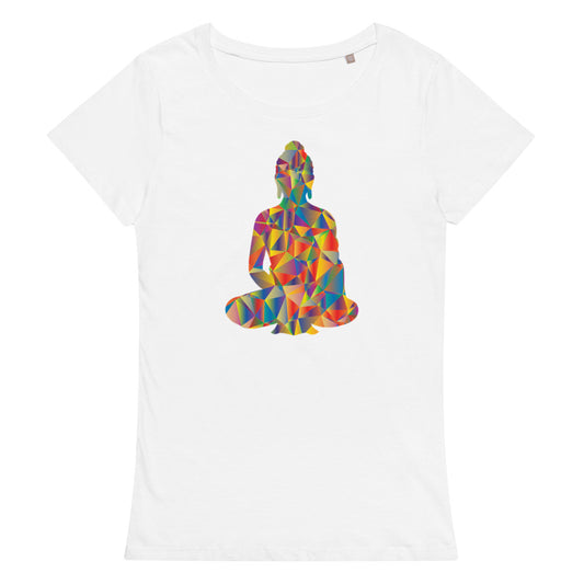 Multi Coloured Yogi Women’s organic t-shirt