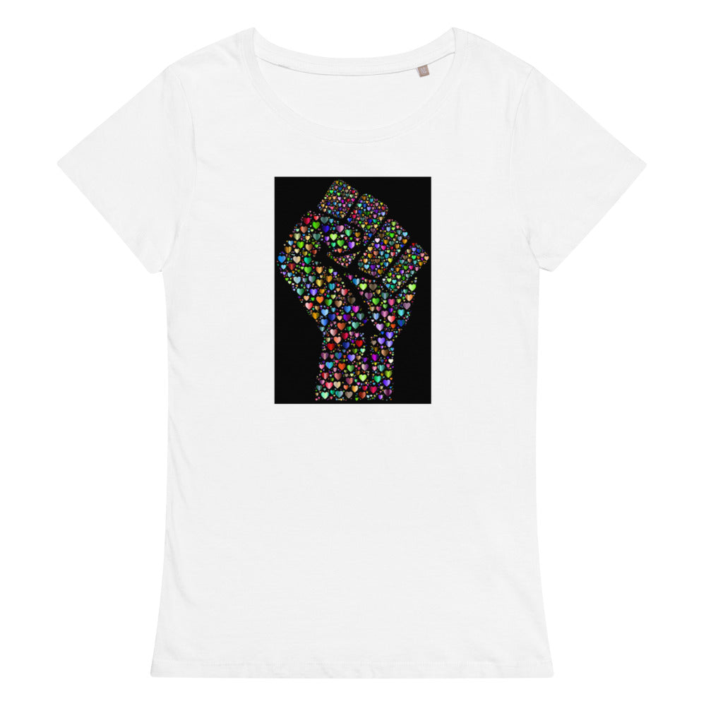 Multi Coloured Fist Women’s organic t-shirt