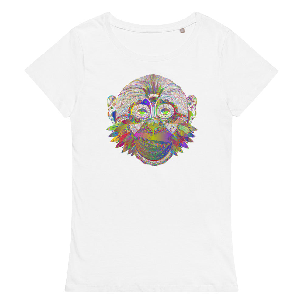 Multi Coloured Monkey Women’s organic t-shirt