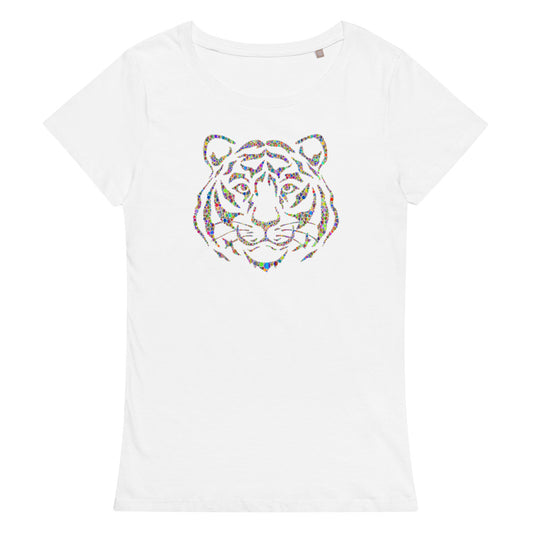 Multi Coloured Tiger Women’s organic t-shirt