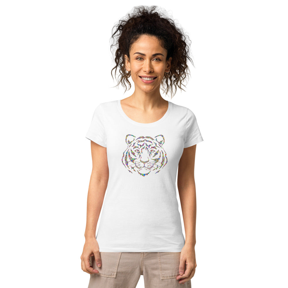 Multi Coloured Tiger Women’s organic t-shirt